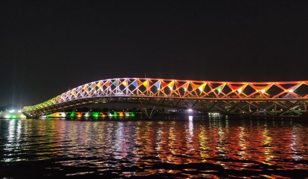 Atal_Pedestrian_Bridge_at_Night